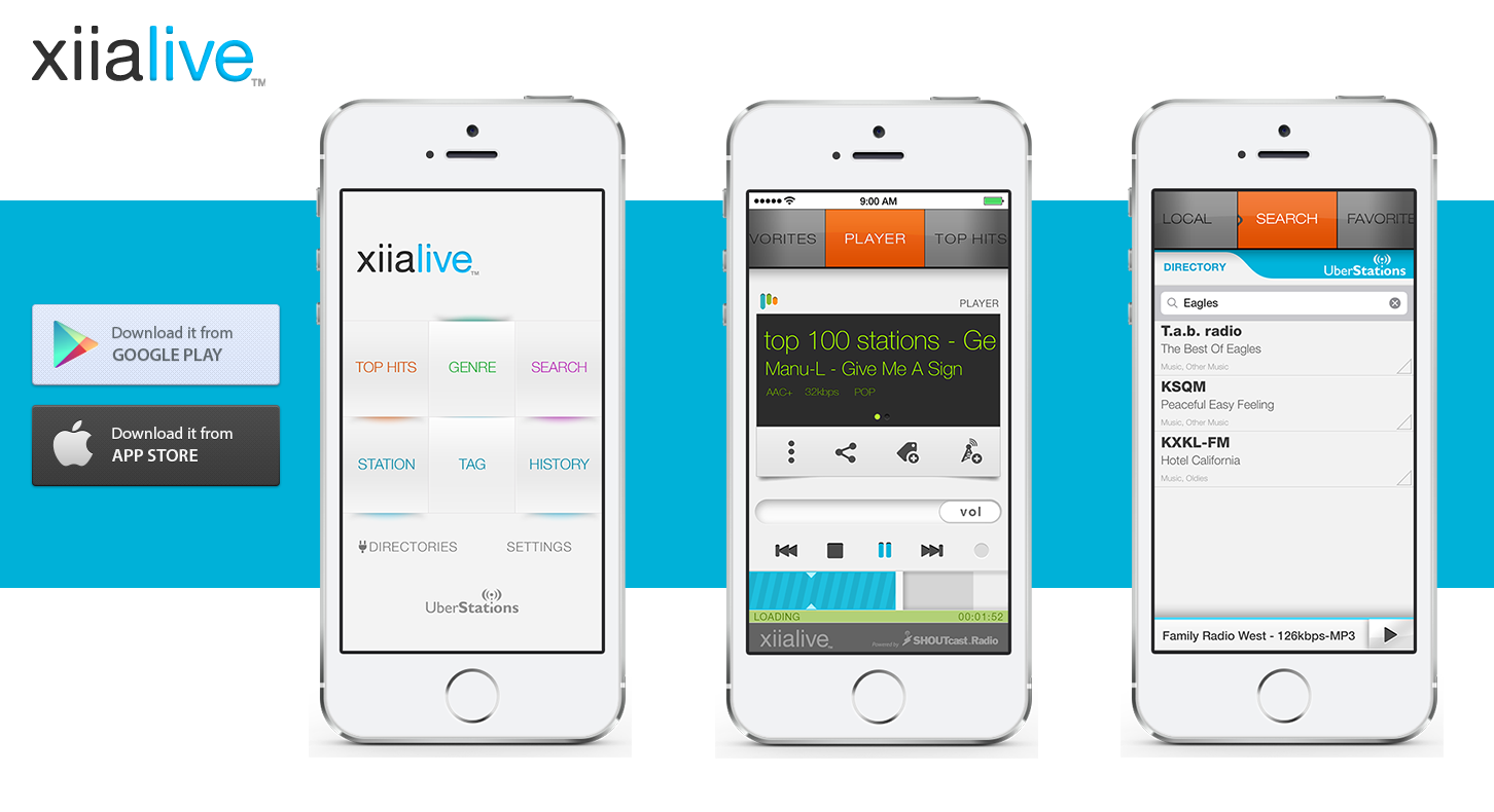 Xiialive internet radio